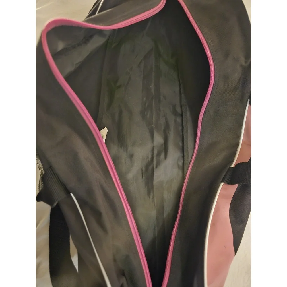 GIRL'S PINK & BLACK EASTON EQUIPMENT BAG FOR SOFTBALL, BASEBALL, TENNIS, ETC